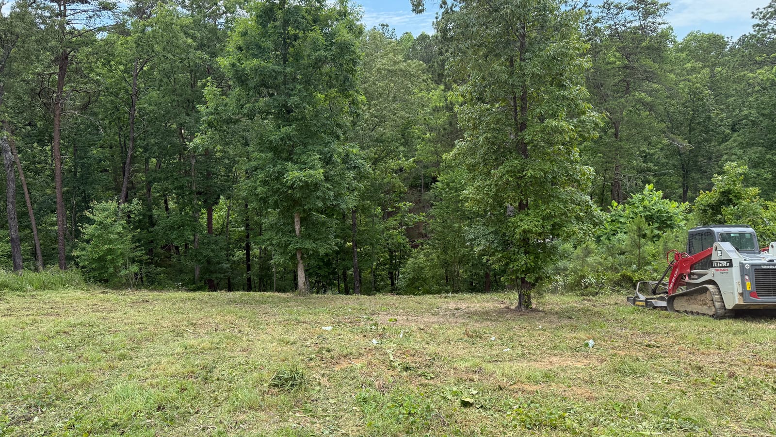 The empty lot at Smith Lake before anything was built